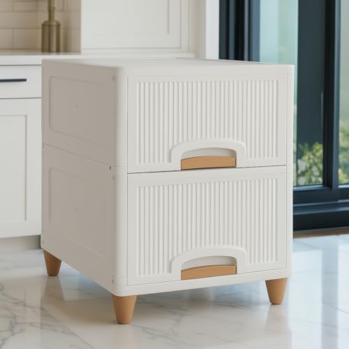 DecoLogy Bookshelf for Home |Engineered Books Organizer for Study Room | Multipurpose Book Shelf for Home, Office |Book Organizer for Library | Living Room Furniture (Cupboard Rack - White, 2PCS)