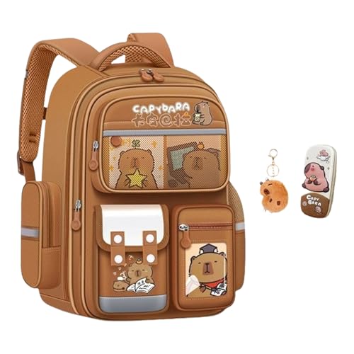 Sac à dos capybara pour l'école et les sorties avec sa bandoulière réglable confort