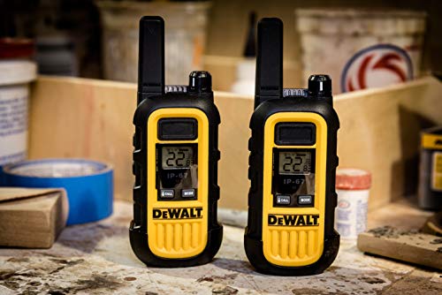 Dewalt Dxfrs300 1 Watt Heavy Duty Walkie Talkies With Headsets - Waterproof, Shock Resistant, Long Range & Rechargeable Two-Way Radio With Vox (4 Pack) (2Dxfrs300-Sv1) #TOP5