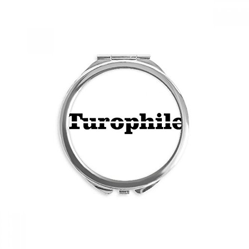 Miroir de poche à la main portable au design raffiné multicolore DIYthinker