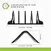 Prosumer's Choice Multi-Device Smartphones and Tablets Charging Station and Device - Laptop Organizer Tablet Storage - Lightweight and Portable -Charge Up to 4-Devices, Black
