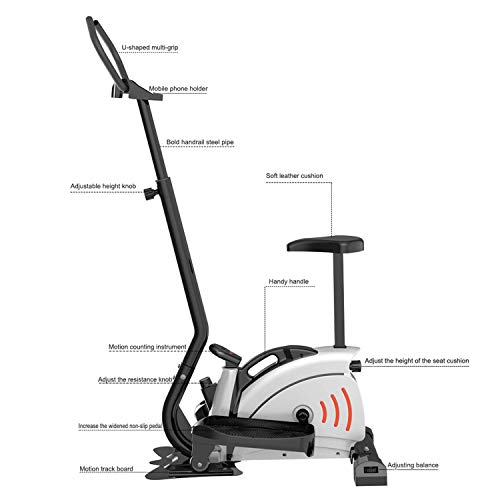 Image of Workout Machine for Home Use Stepper with Handle Workout Fitness Machine Pulling Rope Sport Exercise