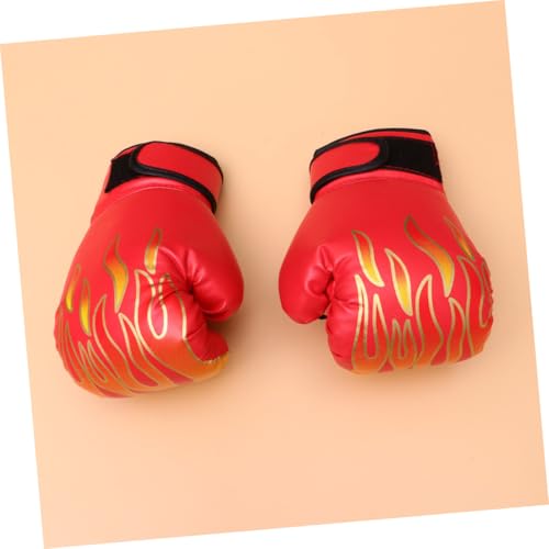 Guantes de boxeo de PU para niños transpirables y con ajuste ajustable 7