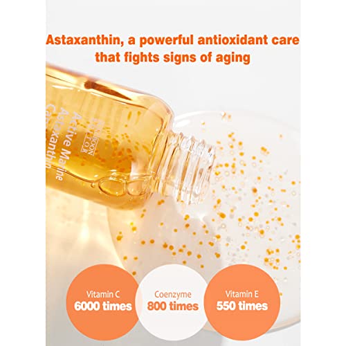 Ctive Marine Astaxanthin Capsule Serum Melasma Care Bright Skin Vitamin Skin Care Natural Moisturizing 30Ml/1.01Fl.oz #TOP1