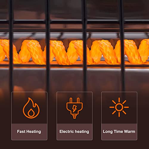 Patio Heater Garage 1500W Heater-Outdoor With 3 Modes Fast Heating, Electric Heaters Wall-Mounted/Standing Height & Angle Adjustable,Tip-Over & Overheat Protection,Garage, Backyard, Camping #TOP2