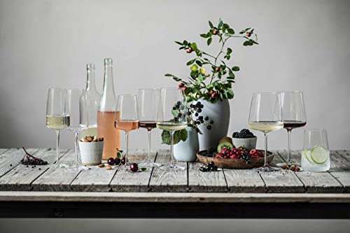 Zwiesel Glas Vivid Senses Wine and Water Glasses Set, 8-Piece Limited Edition Set in Gift Box, Wine Glass Fruity & Fine 535 ml, All-Round Cup 500 ml, Dishwasher Safe by Zwiesel Glas - Used condition - Image 4