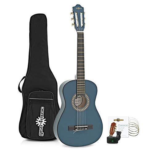 Paquete de Guitarra Espanola Junior de 1/2 de Gear4music Blue