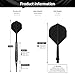 CyeeLife Darts Plastic Tip,Soft Tip Darts Set,12 Pcs 18 Gram with 50 Extra Dart Tips for Electronic Dartboard