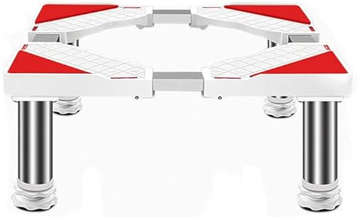 Miniatura 7 de Pedestal mejorado para lavadora, elevado, 4 pulgadas, 6 pulgadas, 8 pulgadas, 10 pulgadas, ajustable de 18 a 25 pulgadas, base de refrigerador, base
