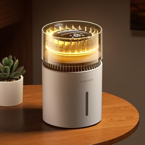 Purificateur d'air à ions négatifs pour la maison avec humidificateur évaporatif 5L