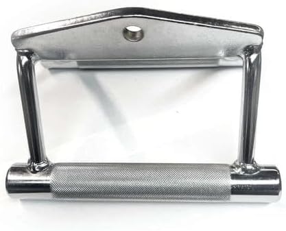 IVANKO Chinning Triangle (CT) Cable Machine Attachment Solid Steel Triangle Row Handle Commercial Gym LAT Pulldown & Seated Row Grip Chrome Finish