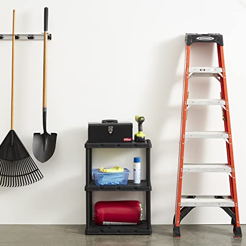 3 Shelf Light Duty Storage Organizer for Home, Garage, Basement & Laundry