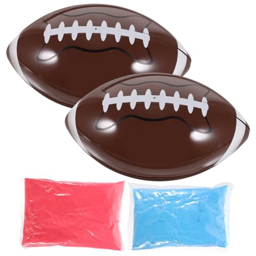 Ballon de rugby soi-même poudre de révélation pour décoration de fête d'anniversaire
