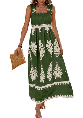 Image of PRETTYGARDEN Women's Sleveless Boho Maxi Dress