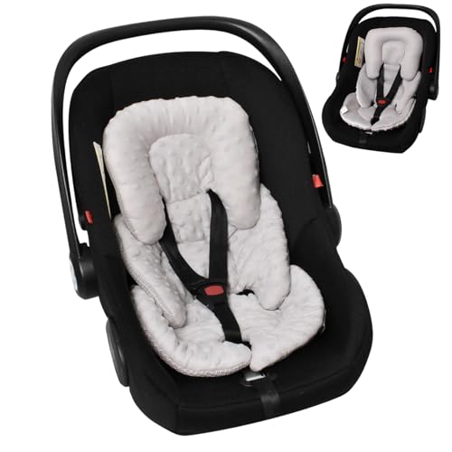 Genérico Forro para Cochecito, 2 en 1, Alfombrilla de Apoyo Reversible y Transpirable, para Asiento de Cochecito para niños pequeños, para niñas, hogar, Interior, Coche, Viaje,