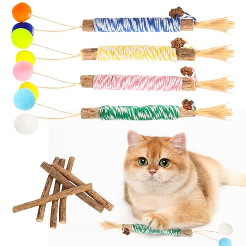 Bastoncini Erba Gatta per Gatti,10 Naturale
