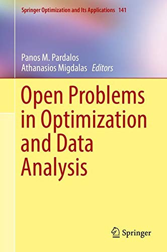 Buy Open Problems in Optimization and Data Analysis — BookShops.in