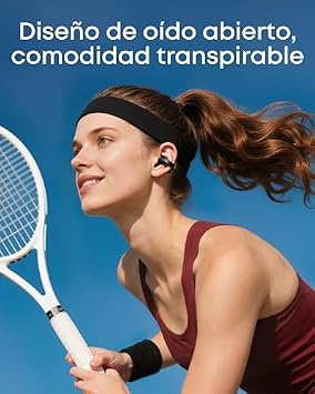 Soundcore AeroClip by Anker, with C50i, Open-Ear Earbuds, Clip-On Headphones, Adaptive Comfort, Clear Calls with 4 Mics and AI, Stable Fit, 12mm Drivers for Powerful Bass, Hi-Res, Open-Ring Design