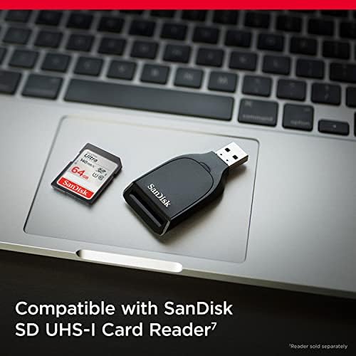 SANDISK 64GB Ultra SDXC UHS-I Memory Card - Up to 140MB/s, C10, U1, Full HD, SD Card - SDSDUNB-064G-GN6IN - View 4