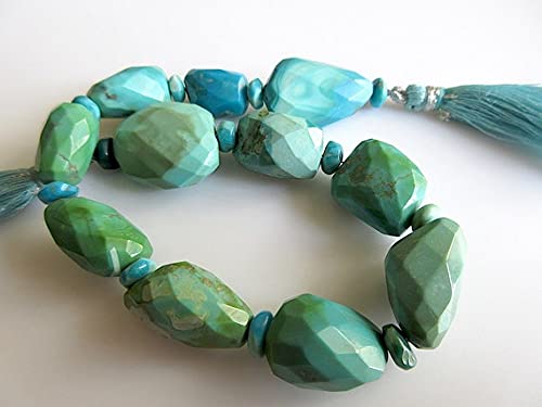 Perles en turquoise véritable d'Arizona pour réparer et sublimer vos colliers