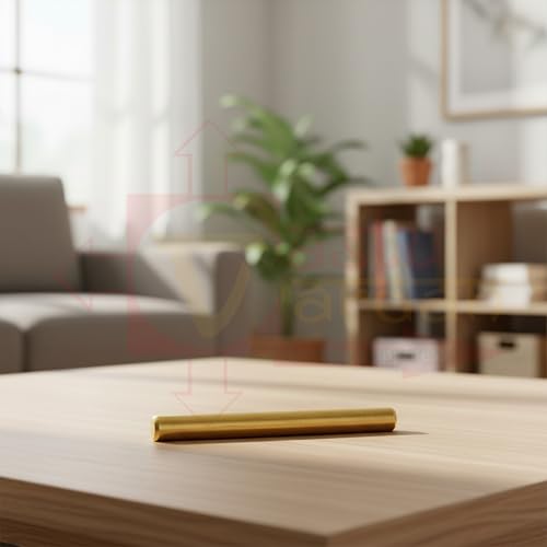 Image of Vastu Round Brass Stud | Vastu Remedy| Vastu Stud Remedy | 3-Inch | Pack of 9