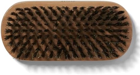 Brush Strokes Firm Military Style Boar Bristle Brush, Normal Fine...