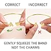 Turandoss Gold Initial Heart Bracelets for Women - Dainty 14K-Gold-Plated Letter L Heart Cuff Bangle Bracelets for Women, Gold Jewelry Birthday Gifts #5