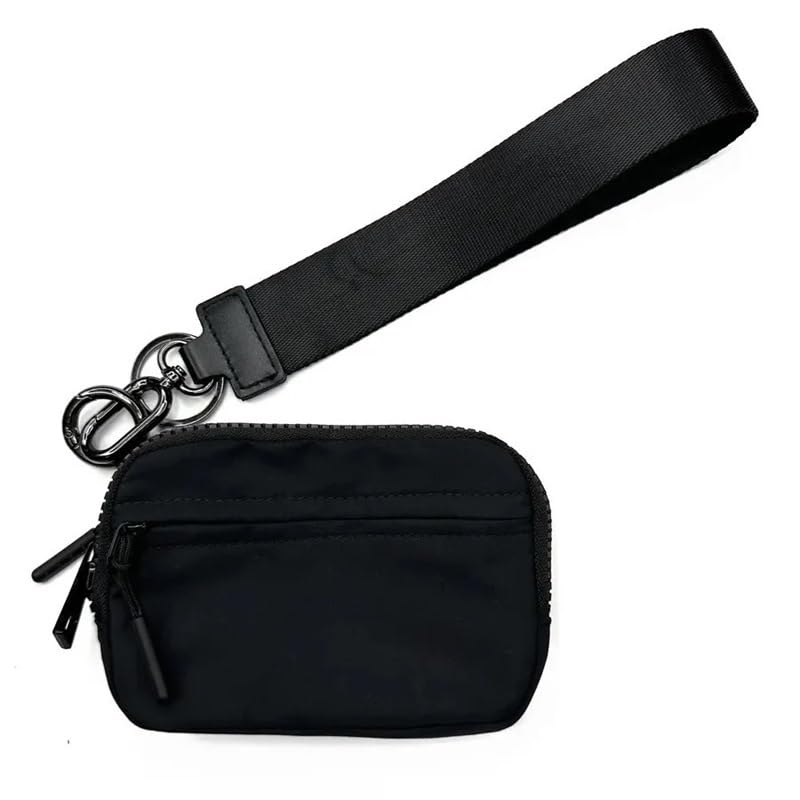 with Wrist Zip Coin Purse Ladies Casual Travel Bag Waterproof Nylon Small Wallet Multifunctional Card Holder