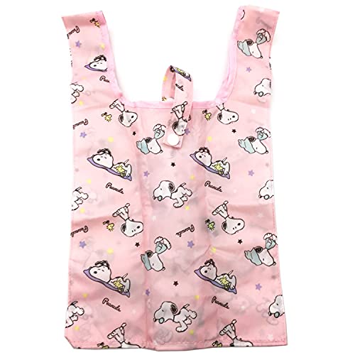 ケイカンパニー スヌーピー プチエコバッグ ピンク