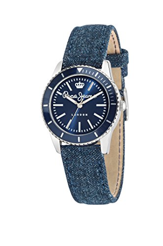 Preisvergleich Produktbild Pepe Jeans Damen-Armbanduhr Charlie Analog Quarz Leder R2351105006
