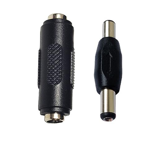 10PCS DC Power Connector Adapter 5.5x2.1mm, Male to Male Coupler Plug,Female to Female Jack Socket for CCTV Security Camera Led Strip - Image 4