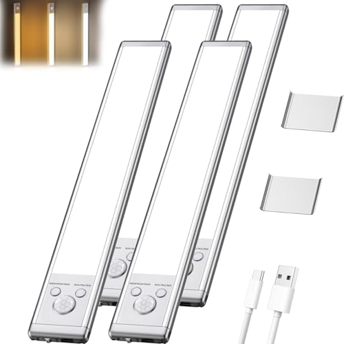 Modolight 4-Pack Motion Sensor LED Under-Cabinet Lights