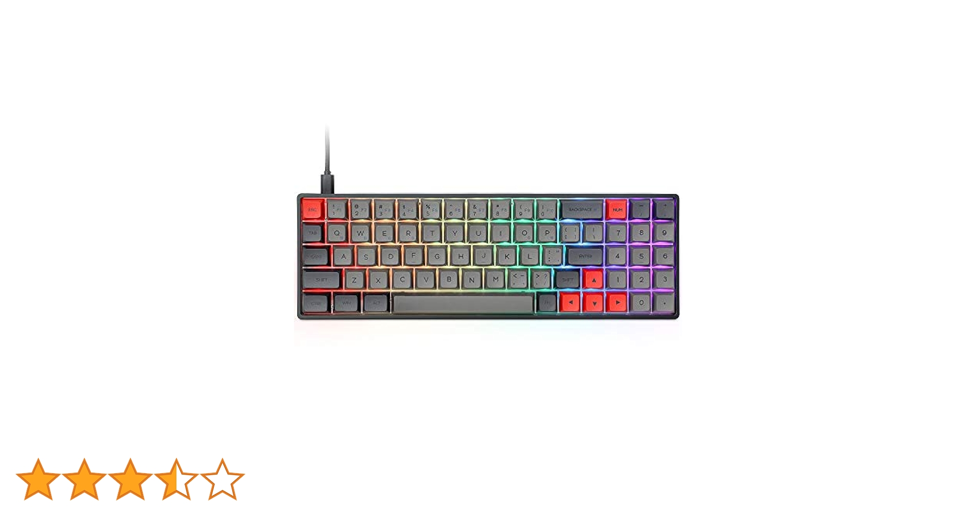 womier sk71 Yunzii al71 ゲーミングキーボード Amazon.co.jp: Womier SK71 ゲーミングキーボード 75%キーボード
