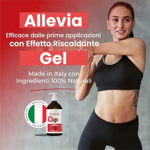 Artiglio Del Diavolo Extra Forte Gel Al 98%, Pomata Artiglio Del Diavolo Formula Naturale E Professionale Per Massaggi A Muscoli E Articolazioni (1000 Ml) - 4