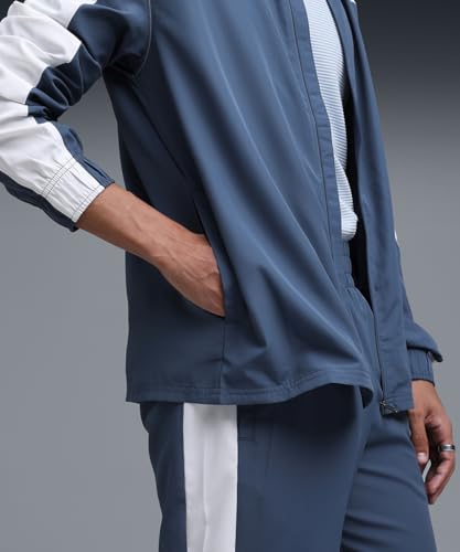 Image of Puma | Essentials Men's Sweat-Wicking Woven Tracksuit | Dark Indigo | M