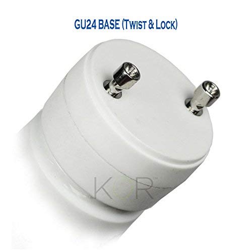 Kor (Pack Of 4) 23 Watt Mini Spiral - Gu24 Base - (100W Equivalent) - T2 Mini-Twist - Cfl Light Bulb (Soft White (2700K)) #TOP4
