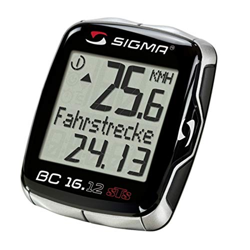 Sigma Sport BC16.12 STS CAD Double Wireless 16 Function Bicycle Computer with Cadence