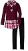 Amy Byer Big Girls' 2fer Top with Plaid Shirt and Legging-Exclusive