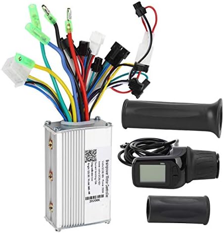 Fdit Controller Motore brushless per Scooter Elettrico Bici elettrica,  36V-48V 250W/350W Controller Motore CC per Bicicletta elettrica con Display  LCD, riconoscimento Automatico della Tensione : Sport e tempo libero