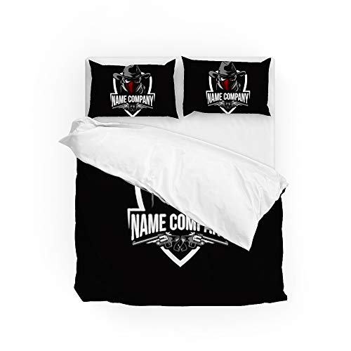 Housse de couette légère et super douce CHEHONG en microfibre de polyester