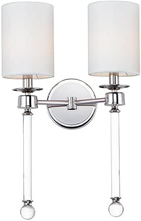 Maxim Lucent-2 Light Wall Sconce in Contemporary style-13.75 Inches Wide by 21 inches high