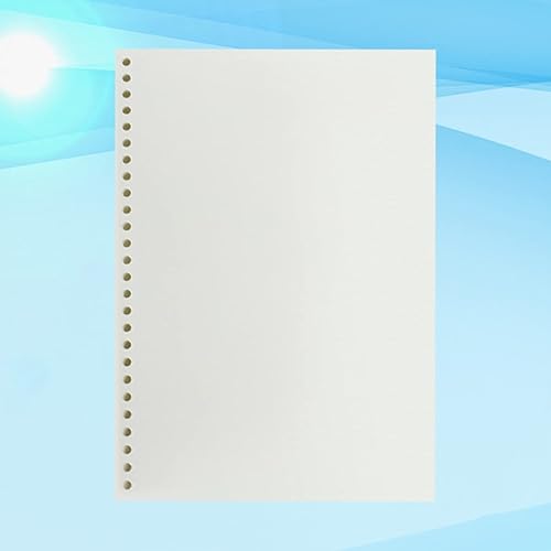 Miniatura 6 de VILLCASE 50 hojas de recambio de página, bloc de dibujo para niños, diarios, blocs de bocetos de papel para niños, papel de recambio de dibujo para