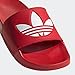 adidas Originals Men's Adilette Lite Slide, Scarlet/White/Scarlet, 7