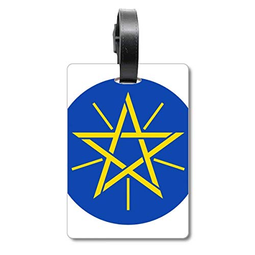 Étiquette bagage drapeau Éthiopie pour repérer votre sac en voyage