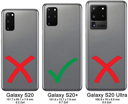 Samsung Galaxy S20 Plus Hülle Burkley mit Ständer und Kartenfach