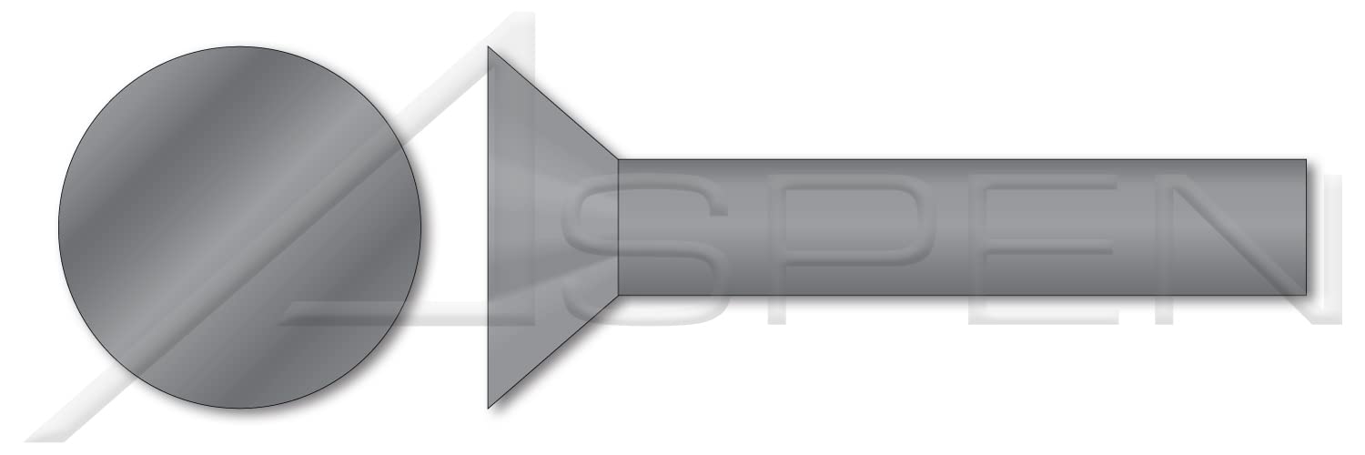 (1000 pcs) M6 X 45mm, DIN 661 / ISO 1051, Metric, Solid Rivets, Flat Countersunk Head, Steel