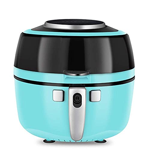 WYCGD Heißluftfritteuse Heißluftfritteuse   8L Intelligente vollautomatische Multifunktionsfritteuse Pommes Frites-Maschine Ölfreie, fettarme Heißluftfritteuse (Color : Blue
