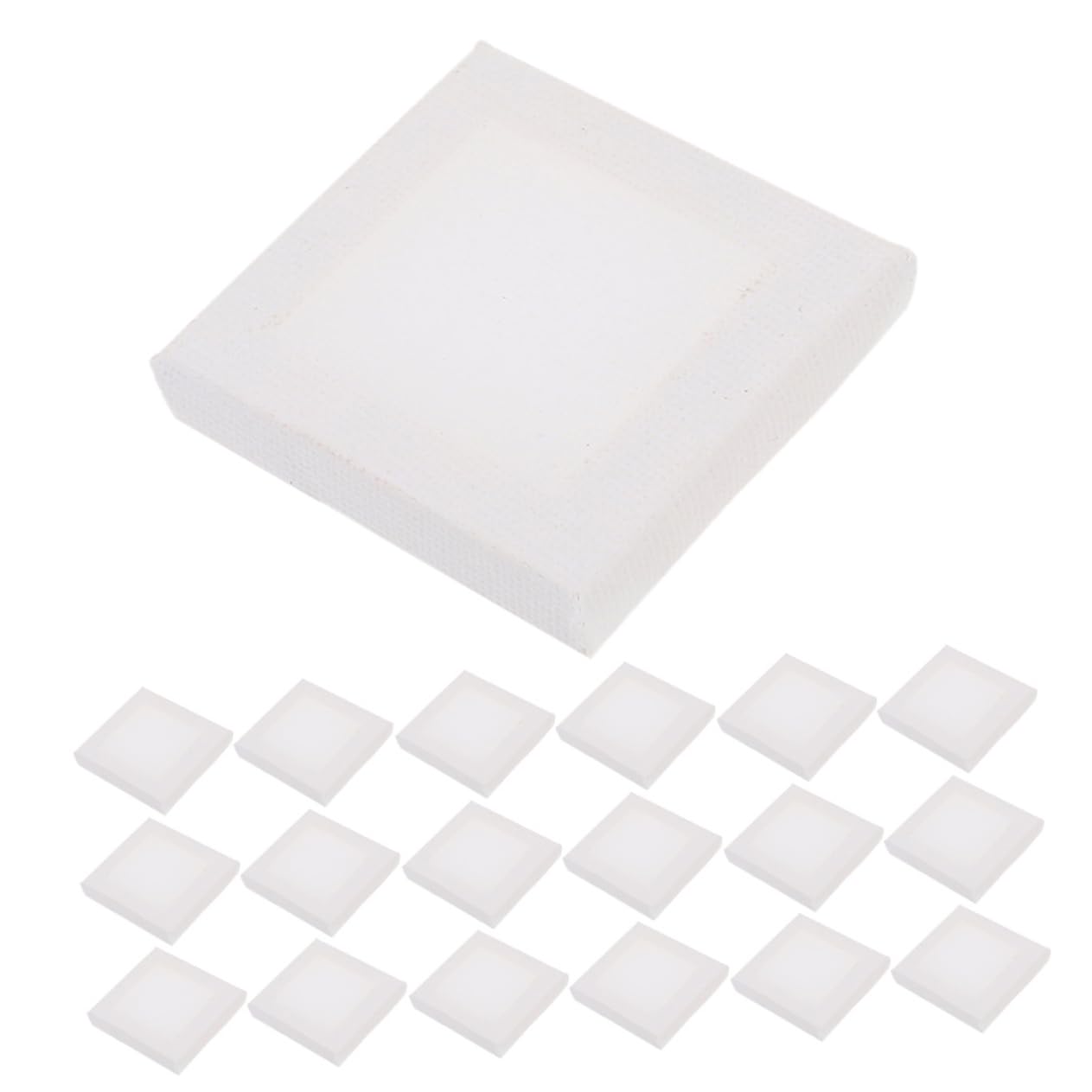 Mini lienzos de algodón Mikikit para decorar estanterías del hogar con pinturas al óleo