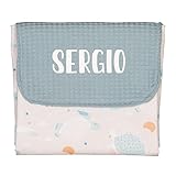 CAMBIADOR PLEGABLE BEBÉ PERSONALIZADO. CAMBIADOR PORTÁTIL CON NOMBRE. MODELO...
