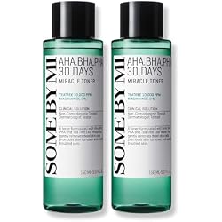 SOME BY MI AHA BHA PHA 30 Days Miracle Toner – Pack of 2 – Korean Refining Face Toner for All Skin Types – Daily Pore Care & Oil Control with 2% Niacinamide – Korean Skin Care